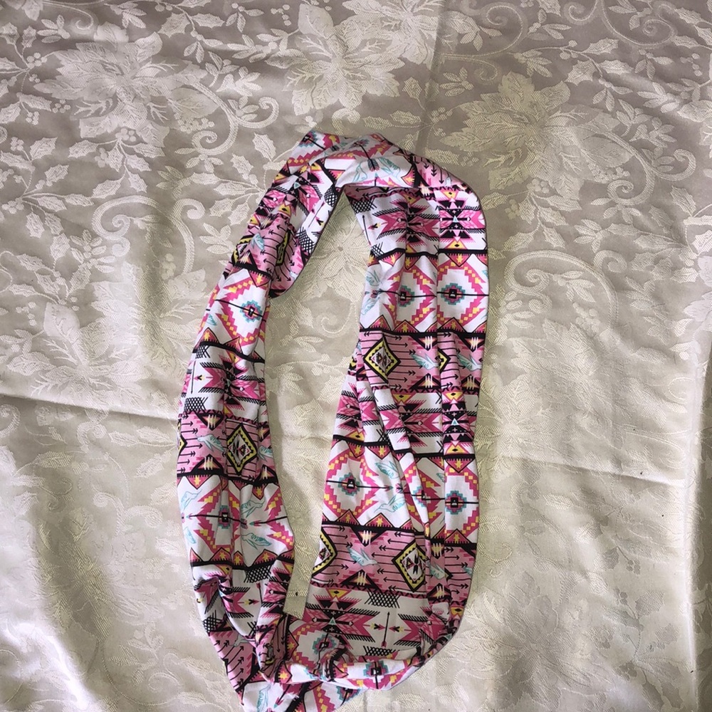 Aztec print infinity scarf